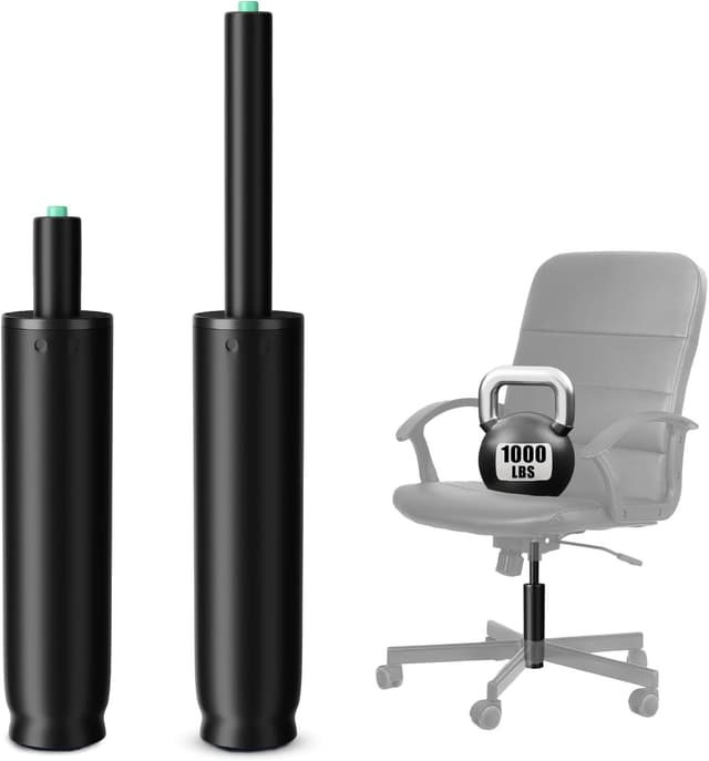 Detalle de Mastery Mart Gasdruckfeder für Bürostühle: 251–346 mm, Klasse 4 (bis 450 kg) – Ersatzteil