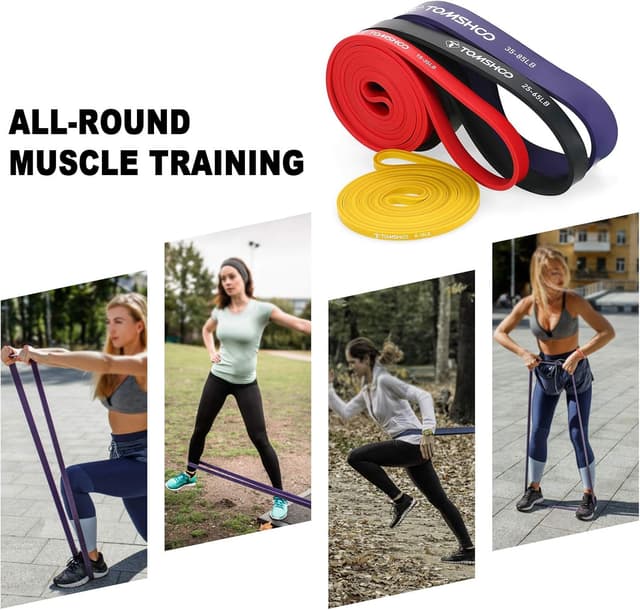 Thumbnail 5 de TOMSHOO Fitnessband Elastisch 4 Stufen