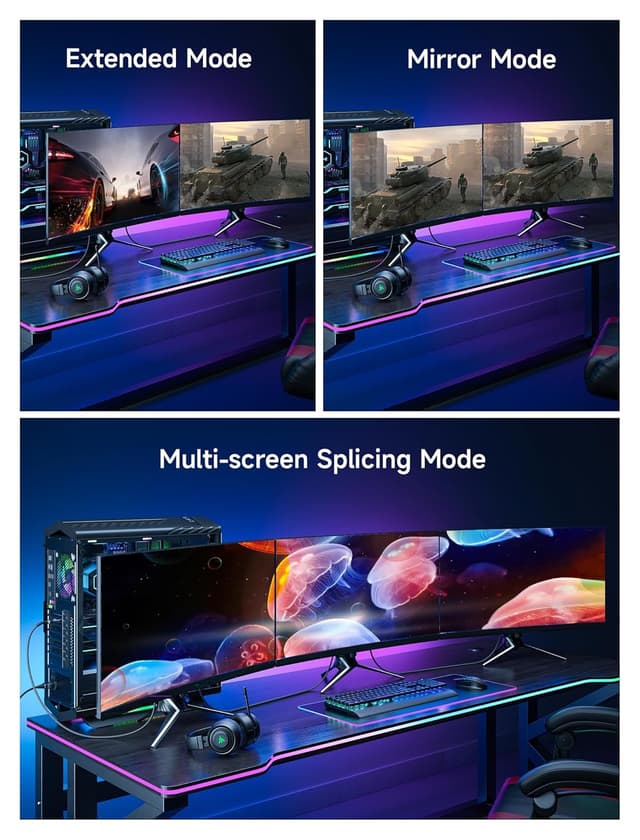 Thumbnail 5 de JSAUX Displayport Kabel 3m 80Gbps