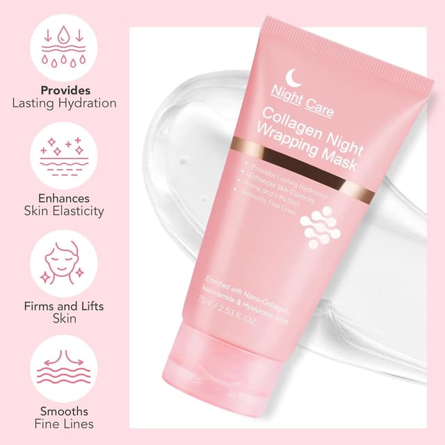 Detalle de Collagen Night Wrapping Mask Kollagen-Nachtmaske