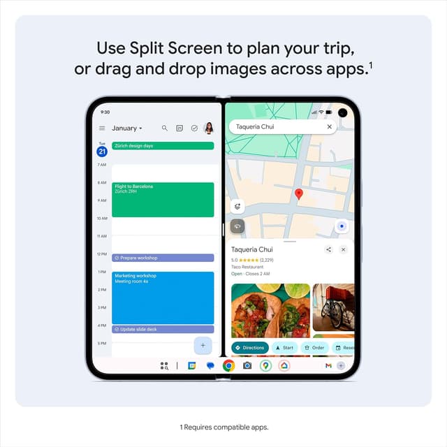 Detalle 2 de Google Pixel 10 Pro Fold (Unlocked) with Gemini, Moonstone, 512GB – Foldable Android phone