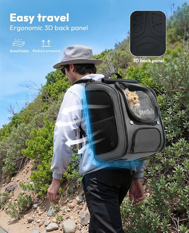 Detalle 2 de Pecute Katzenrucksack 42 x 32 x 26 cm