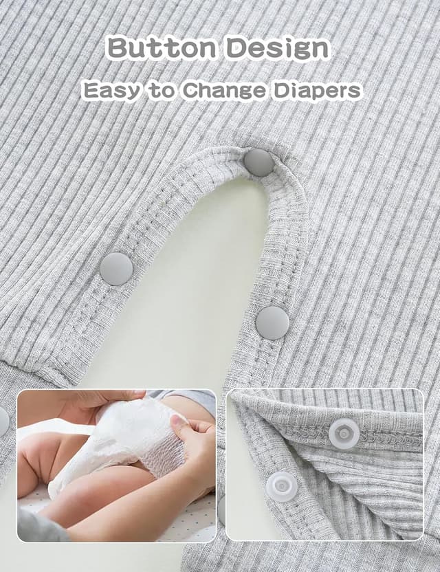 Detalle 1 de Schlafanzug Baby Strampler 3er Pack für 0-3 Monate