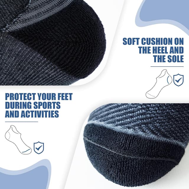 Detalle de Calzini sportivi Niofind corti 6 paia