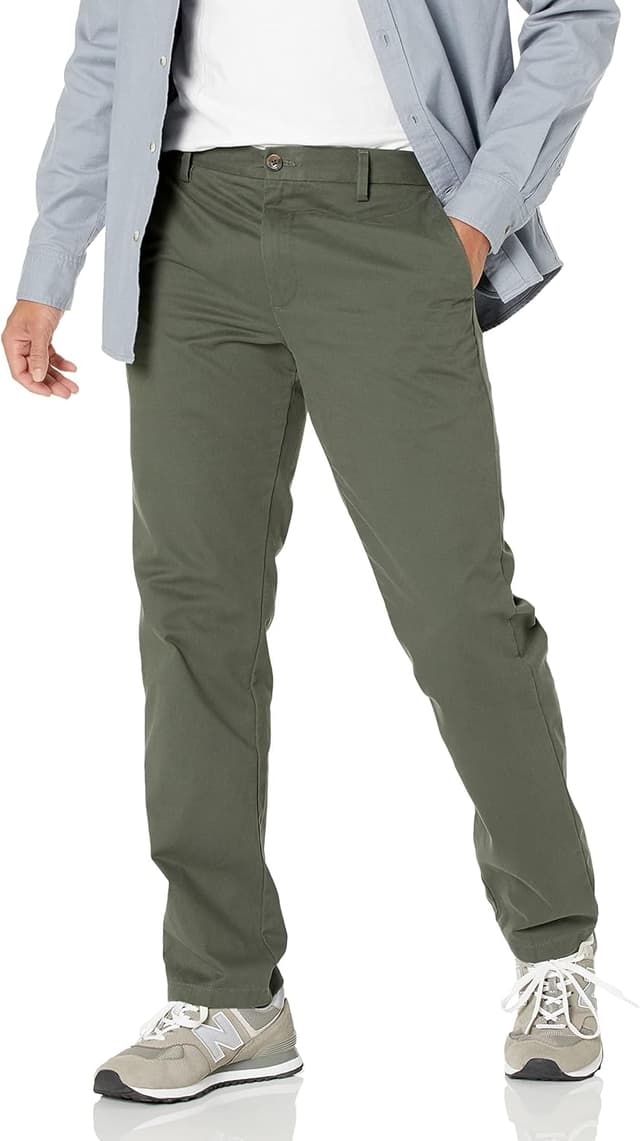 Detalle de Men’s slim-fit wrinkle-resistant chino pant