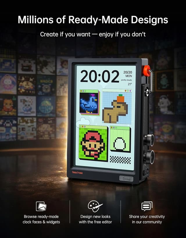 Thumbnail 6 de Divoom TimesFrame 10.1" digital picture frame