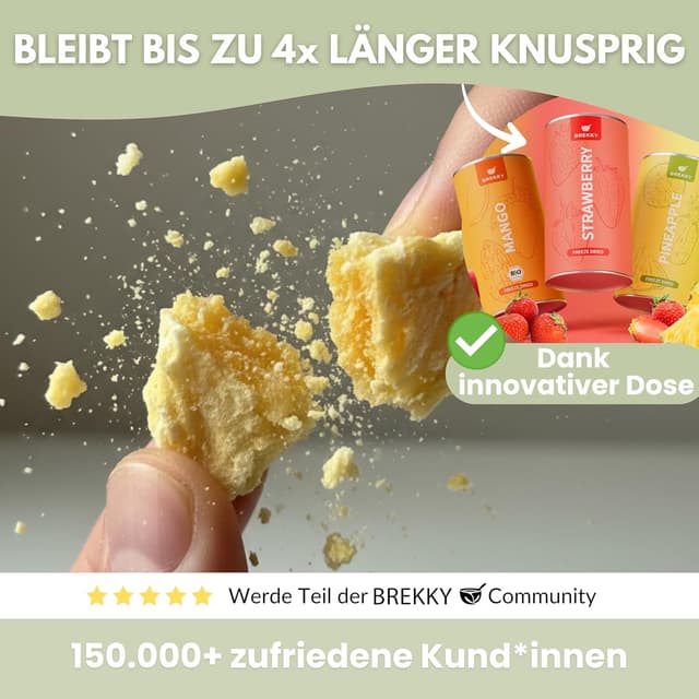 Thumbnail 4 de BREKKY Gefriergetrocknete Ananas