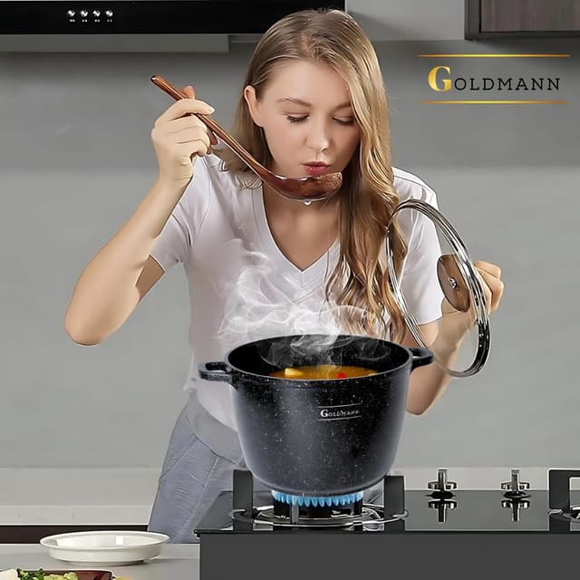 Detalle 1 de Goldmann Aluguss-Kochtopf 24 cm, 6,2 l