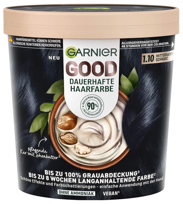 Thumbnail 6 de Garnier GOOD Dauerhafte Haarfarbe 6.0 Mochaccino Braun – ohne Ammoniak, bis zu 100% Grauabdeckung