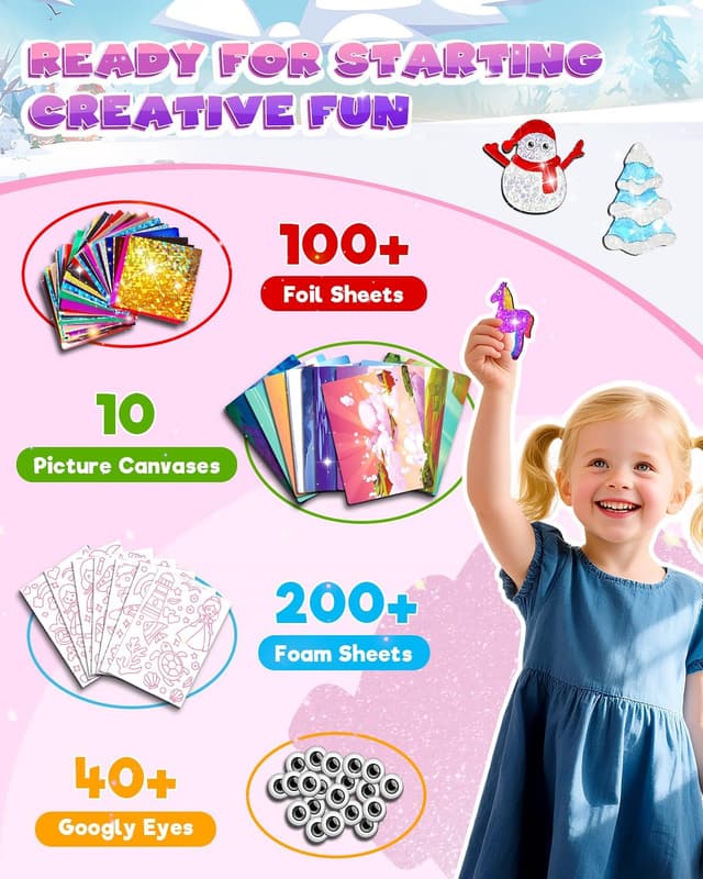 Thumbnail 5 de Baobrava Foil Art Kit for Kids