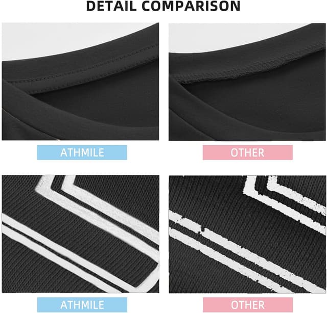 Detalle 2 de ATHMILE Women’s Oversized T-Shirts (Casual Tee for Gym, Workouts & Summer Outfits)