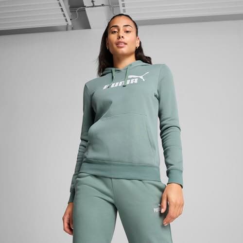 Thumbnail 2 de Puma ESS No. 1 Logo Hoodie Green Moon, talla S