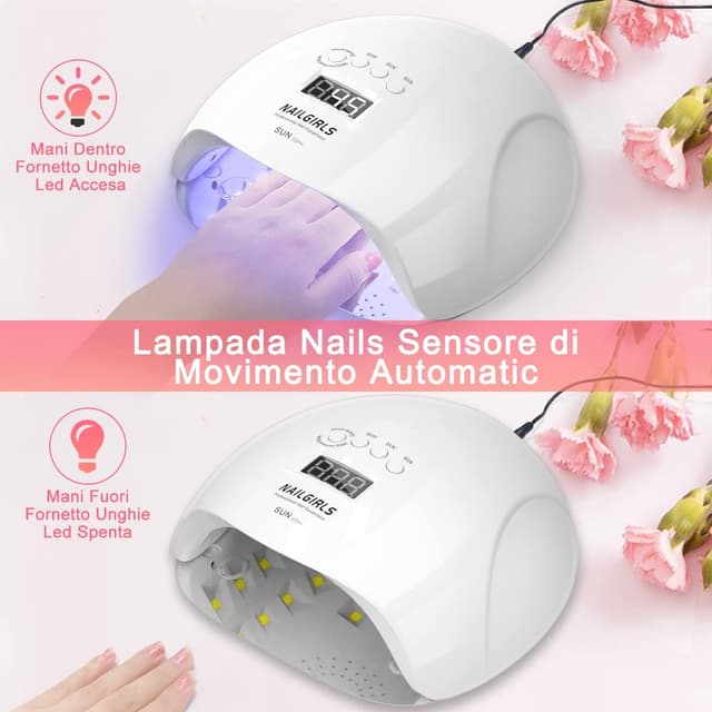 Thumbnail 2 de NAILGIRLS 150W lampada UV per unghie con sensore e 4 timer 💅