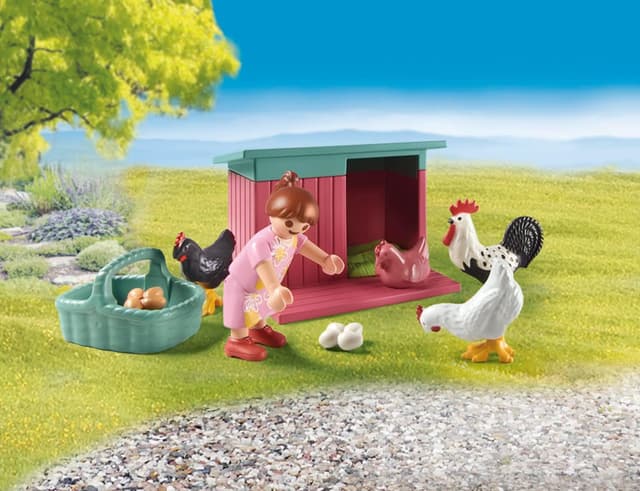 Thumbnail 6 de PLAYMOBIL myLife 71510 Kleine Hühnerfarm Spielset 🐥