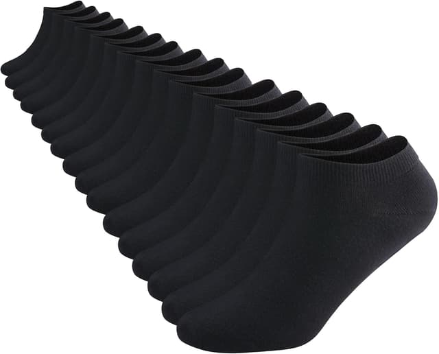 Thumbnail 6 de DarkCom 8 Pairs Ankle Socks (Women & Men) in Cotton for Trainers & Casual Shoes