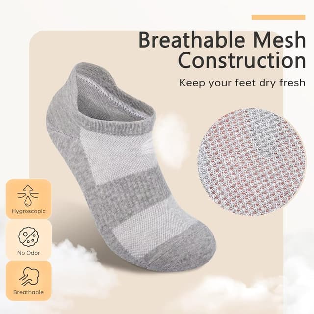 Detalle 2 de EKSHER calzini sportivi 10 paia in cotone