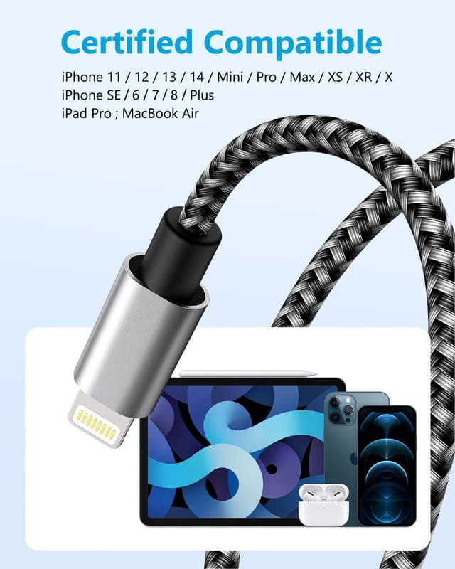 Thumbnail 5 de IDISON Cable iPhone USB Pack 5 cables