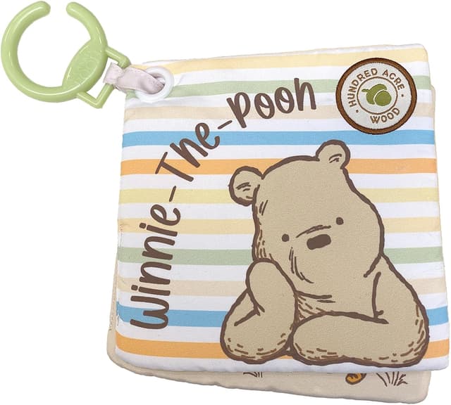 Detalle de Rainbow Designs Disney Winnie the Pooh Baby Cloth Book (Touch and Feel Play & Go Square Book)