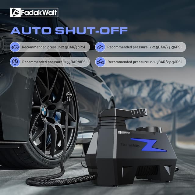 Thumbnail 2 de FADAKWALT Tire Inflator 150 PSI
