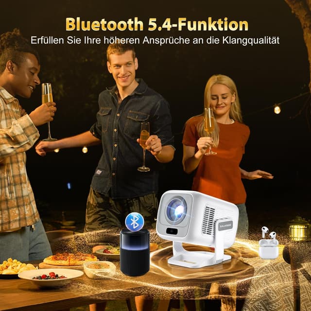 Detalle 2 de Salange Smart Mini Beamer mit 0,8:1