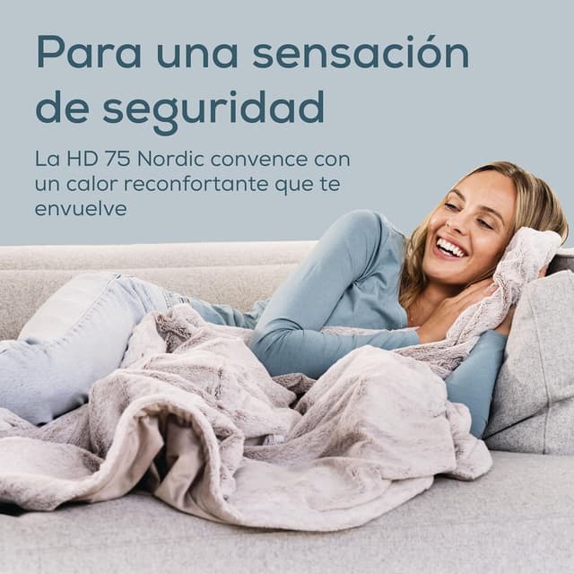 Detalle 2 de Beurer HD 75 Manta eléctrica 180×130 cm, 6 niveles 🎛