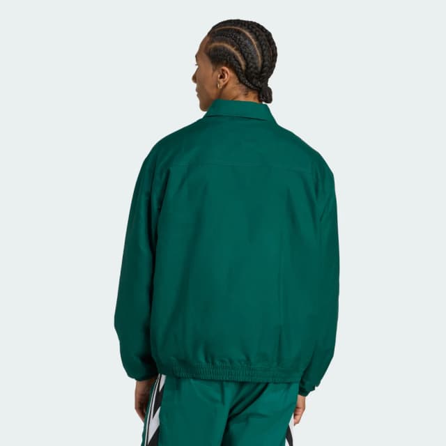 Thumbnail 1 de Adidas Sudadera Cepillada Woven Track Top Verde