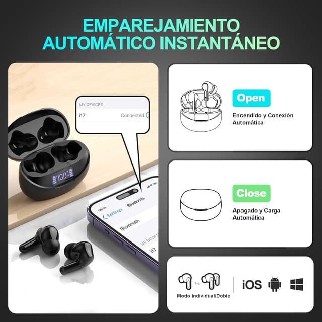 Thumbnail 3 de Auriculares Bluetooth 5.3 Xiaomi con 35h de reproducción