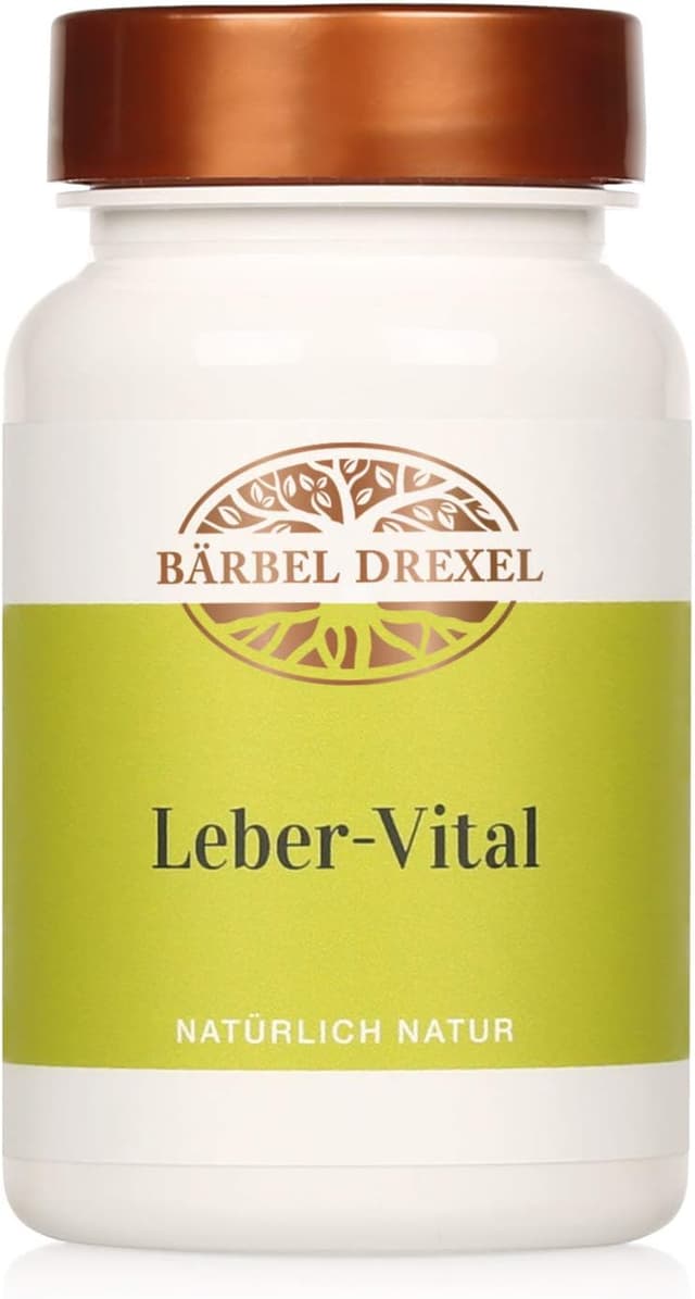 Detalle de BÄRBEL DREXEL® Leber-Vital Kapseln mit Silymarin (Mariendistel) – vegan, 108 Stk