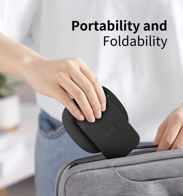 Detalle de CXTX 360° Rotating Aluminum Desk Phone Stand (K69-Black) for iPhone, iPad, Android & Tablets