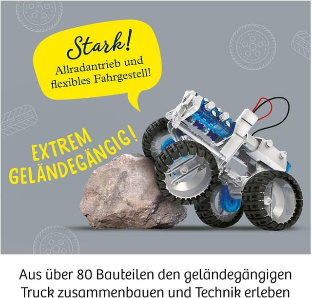 Detalle de KOSMOS Future Cell-Truck (620745) – Bausatz mit Brennstoffzellen-Technik für Gelände-Spielzeugfahrzeuge