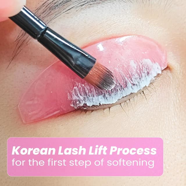 Detalle 2 de Lomansa Lash Lift Shields – pads pour étape de perm n°1 (ultra fins, collants), rose