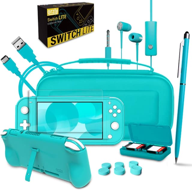 Detalle de Switch Lite accessories bundle, Orzly case