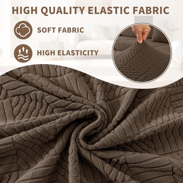 Thumbnail 3 de Ystyle Housse Coussin Canapé Extensible 1 Place