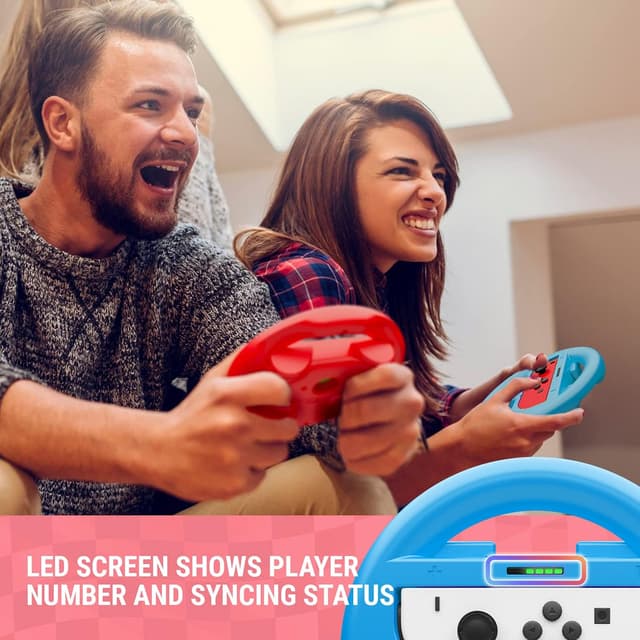 Thumbnail 3 de Orzly Steering Wheels for Nintendo Switch 2-pack
