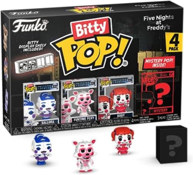 Detalle de Funko Bitty POP! FNAF Mini Figure with Display Shelf
