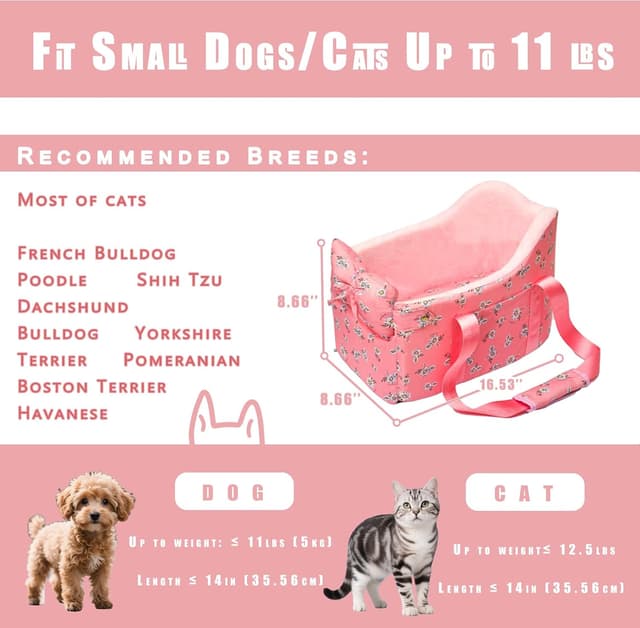 Thumbnail 2 de Cullaby Console Dog Car Seat 11 lbs car booster