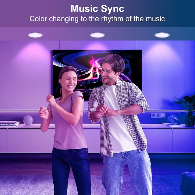 Thumbnail 6 de DUSKTEC RGB Downlights 10W Alexa spotlights