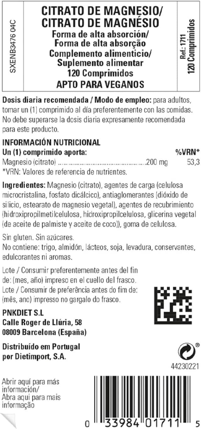 Thumbnail 4 de Solgar Magnesium Citrate 120 cápsulas — magnesio para fatiga 💊