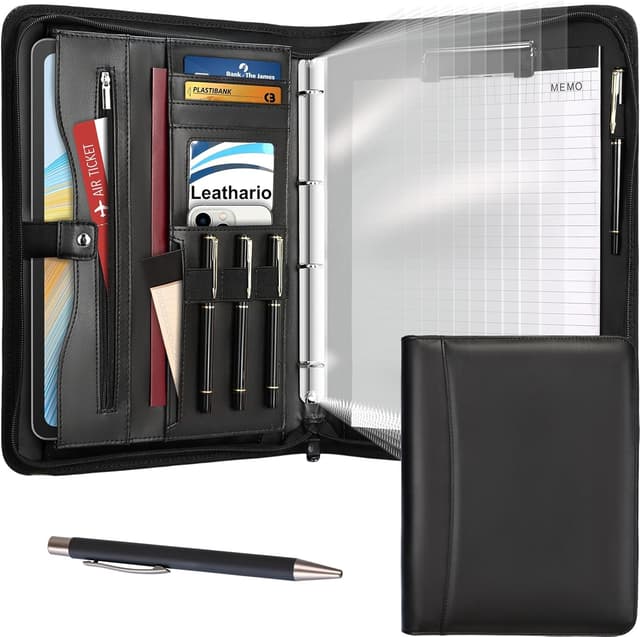 Detalle de Leathario Schreibmappe A4