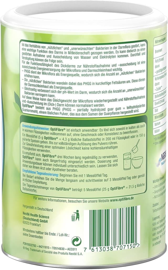 Thumbnail 6 de OptiFibre Ballaststoffe Pulver 250 g