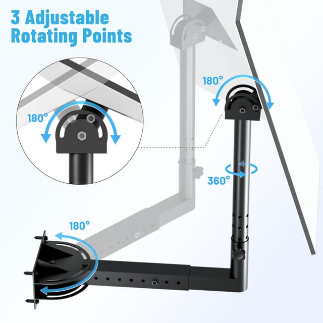 Detalle de NiHome Adjustable Roof Mounting Kit for Starlink 📡