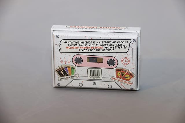 Detalle de Escape Tabletop Games Psycho Killers Gratuitous Violence Expansion (expansion for Psycho Killer!)