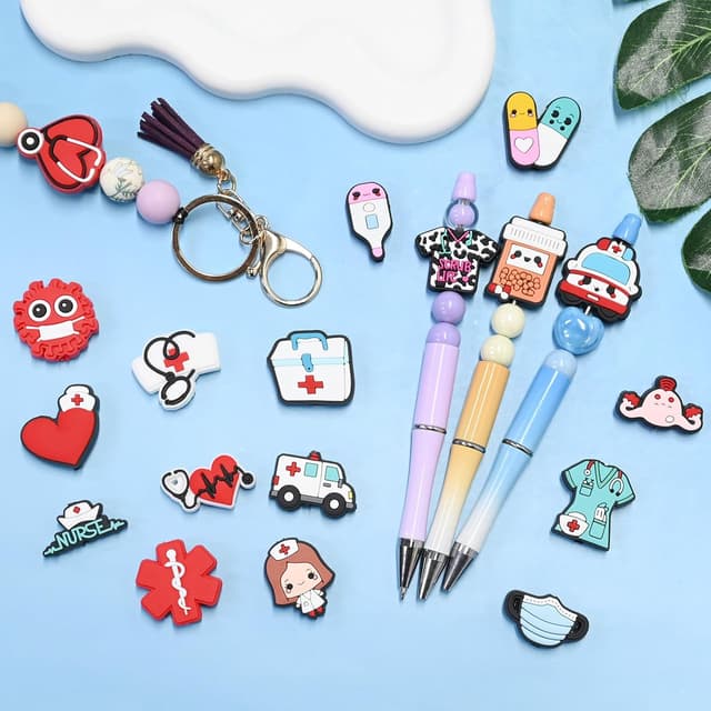 Thumbnail 2 de Ibuclein 25 Silicone Focal Beads for DIY Jewelry