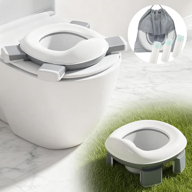 Detalle 2 de DEANIC 2-in-1 Travel Potty for Toddlers, 60 liners ๐ฝ
