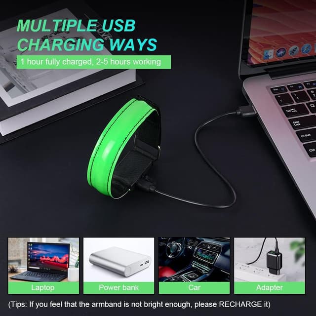 Thumbnail 4 de flintronic Brazalete LED Recargable 2PCS