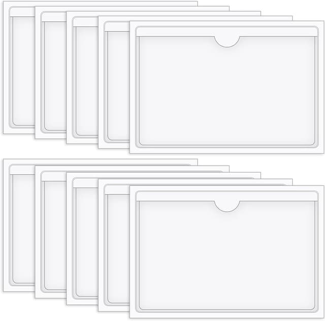 Detalle de Vicloon pochettes adhésives 10 pcs, 10 x 15