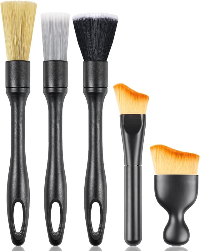 Detalle de Caianwin car cleaning brush set 5 piece