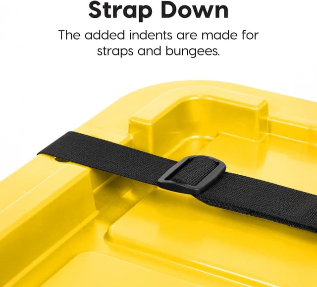 Thumbnail 5 de IRIS USA 27 Gallon Storage Bins 4-Pack