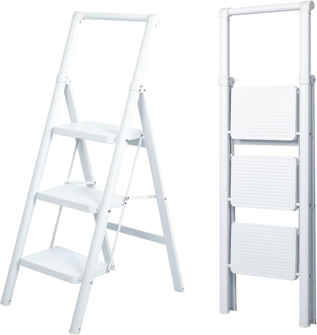 Imagen de UZIRO Escalera plegable 3 peldaños en OfertitasTOP