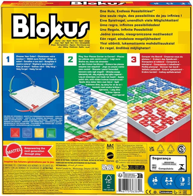 Thumbnail 6 de Mattel Games - Blokus: Estrategia y Diversión para Todos 🎲